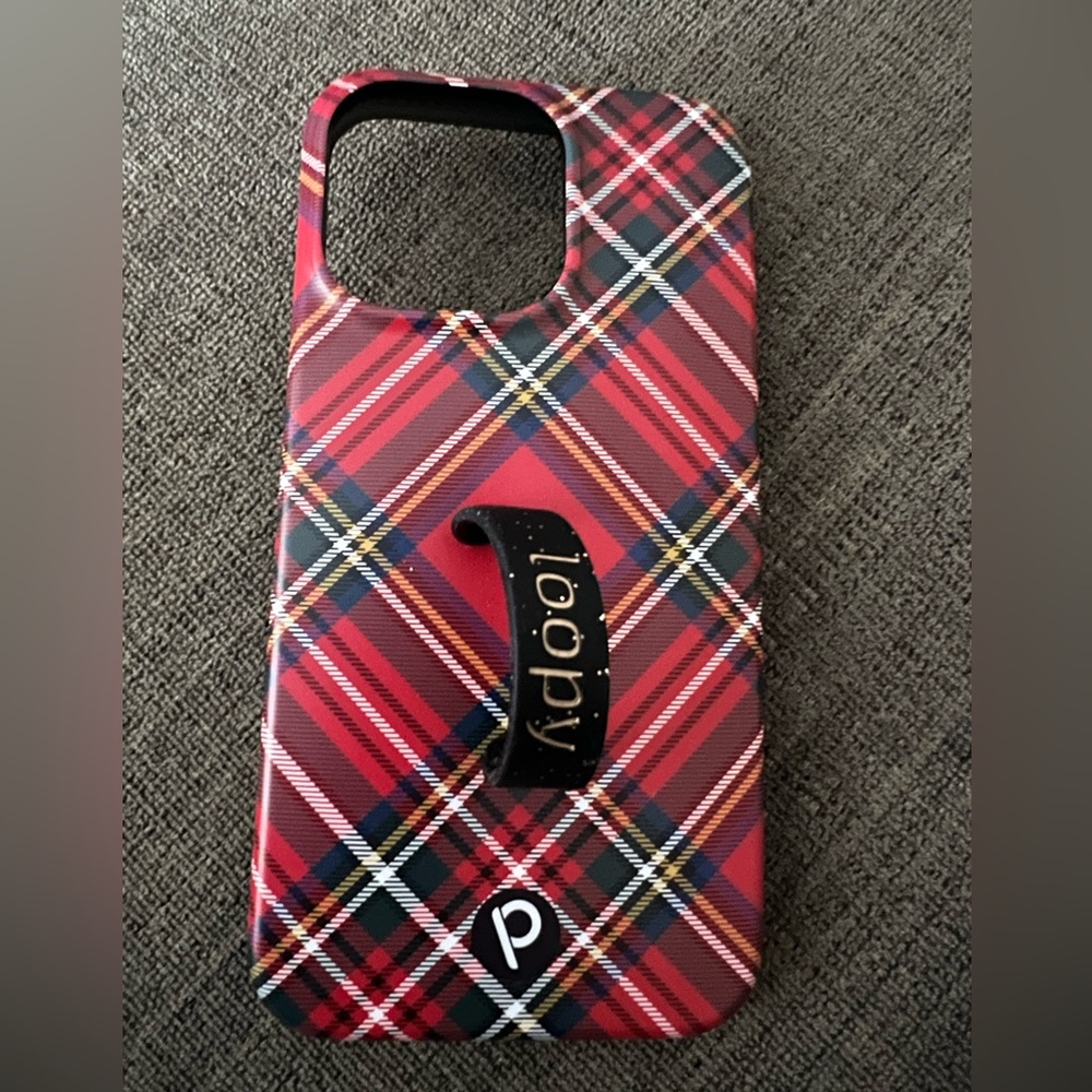 Loopy Case - Christmas plaid